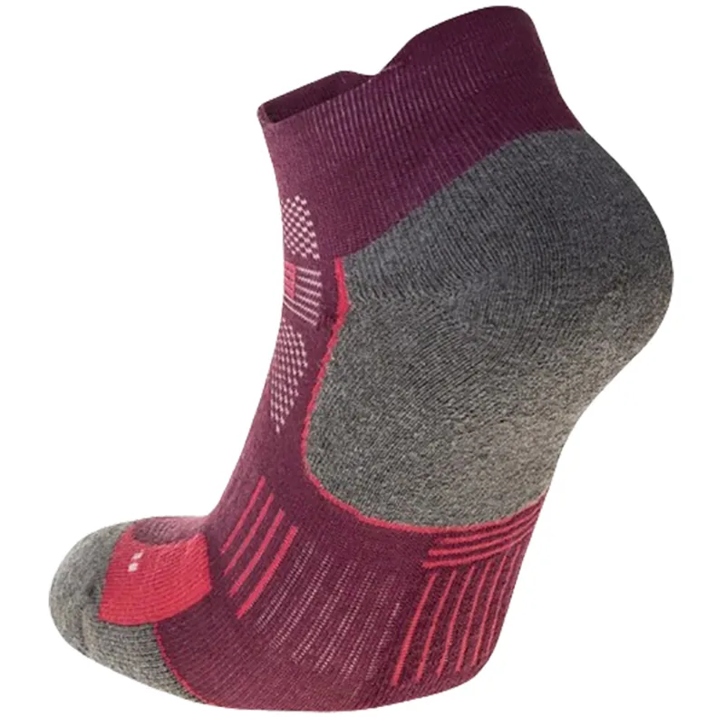 Hilly Women's Supreme Socklet Med Elderberry/Grey Marl-5
